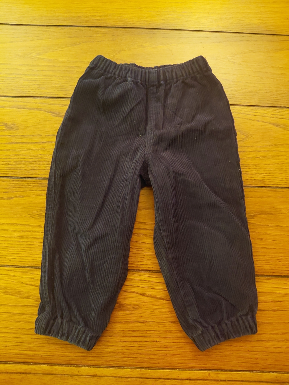 L.L. Bean Kids Black Corduroy Jogger Pants